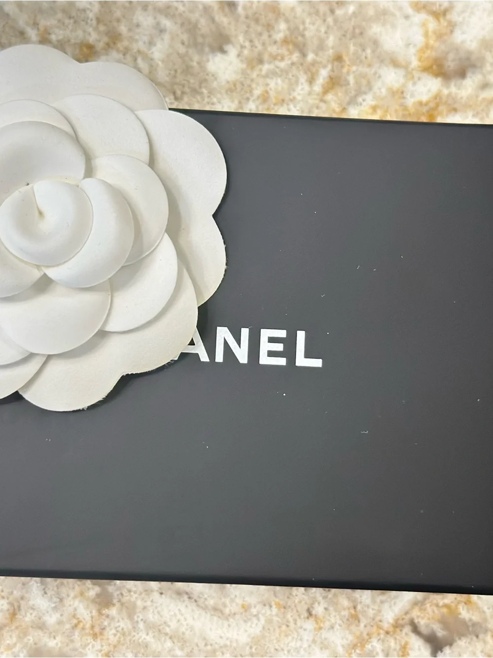 CHANEL Gold-Tone Pearl Drop Asymmetric CC Logo Earrings
